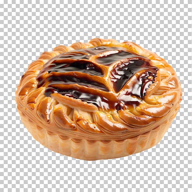 PSD pastry isolated against transparent background generated by ai