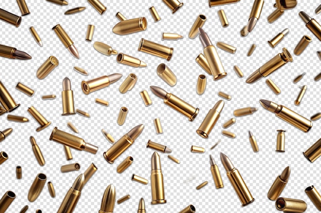 PSD a pattern of bullets on a white background