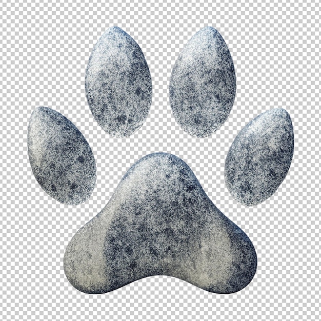 paw on transparent background