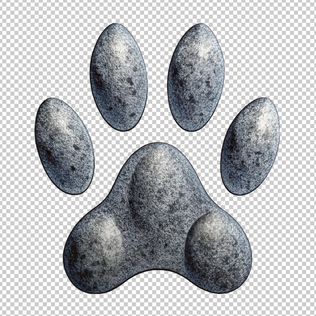 paw on transparent background