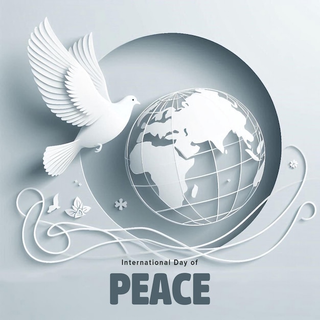 Peaceful Planet International Day of Peace PSD Banner Design