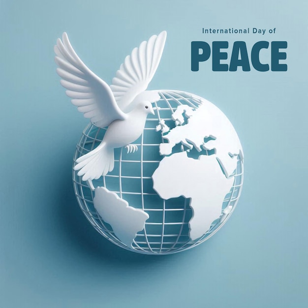 Peaceful Planet International Day of Peace PSD Banner Design