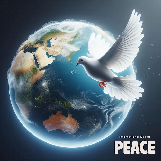 Peaceful Planet International Day of Peace PSD Banner Design