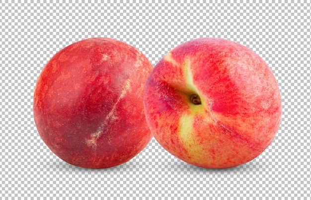 Peach isolated on alpha layer