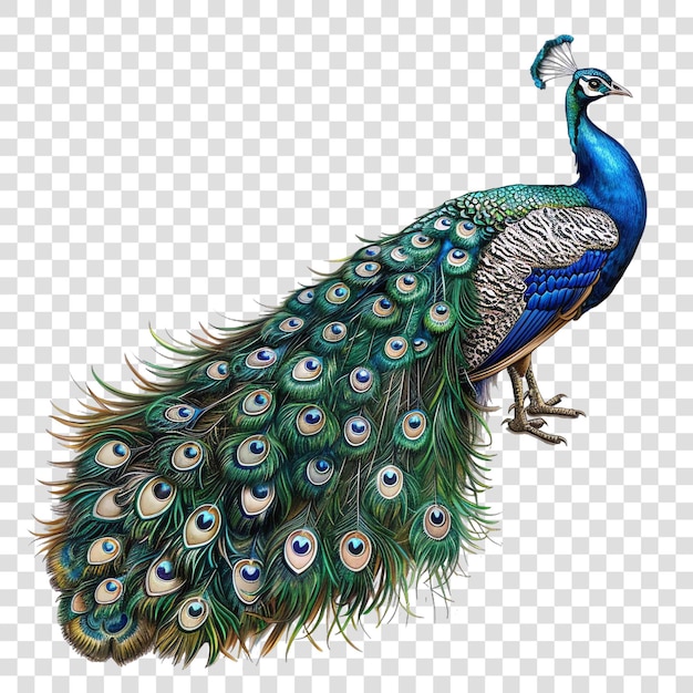 PSD peacock hinduon transparent background