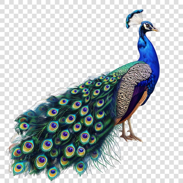 PSD peacock hinduon transparent background