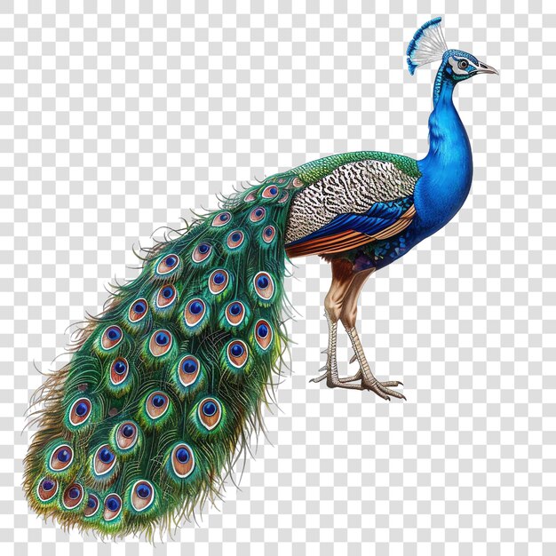 PSD peacock hinduon transparent background