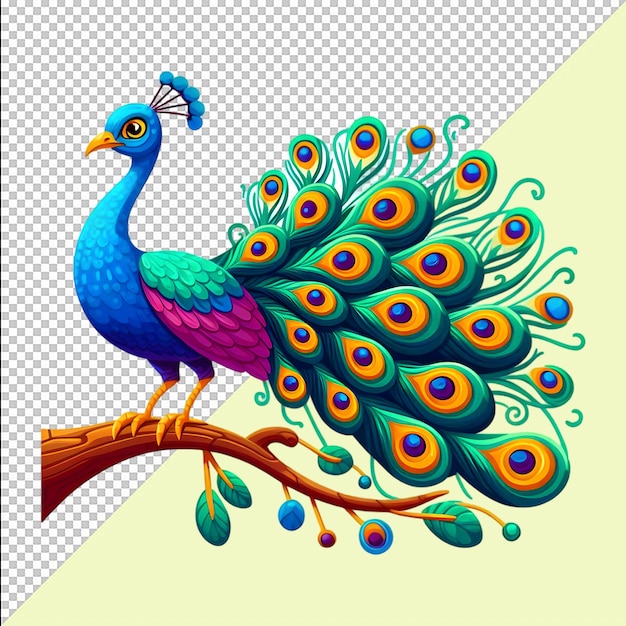 PSD peacock vectors illustrations for a peacock png psd file mockup png transparent background free