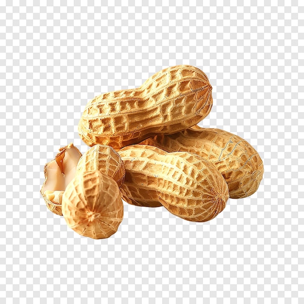 PSD peanuts isolated on a transparent background