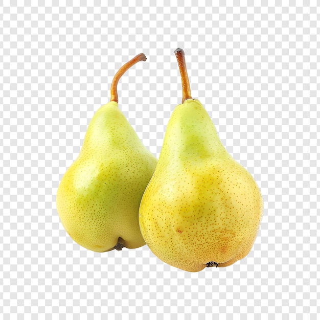 PSD pears on transparent background