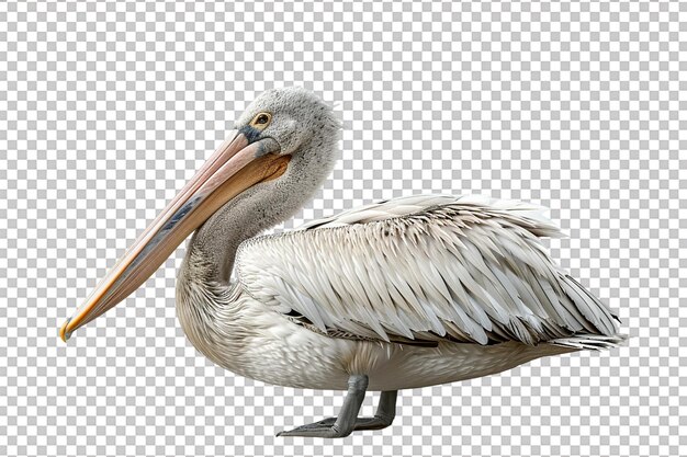 Pelican bird isolated against a transparent background