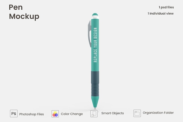 pen mockup premium psd