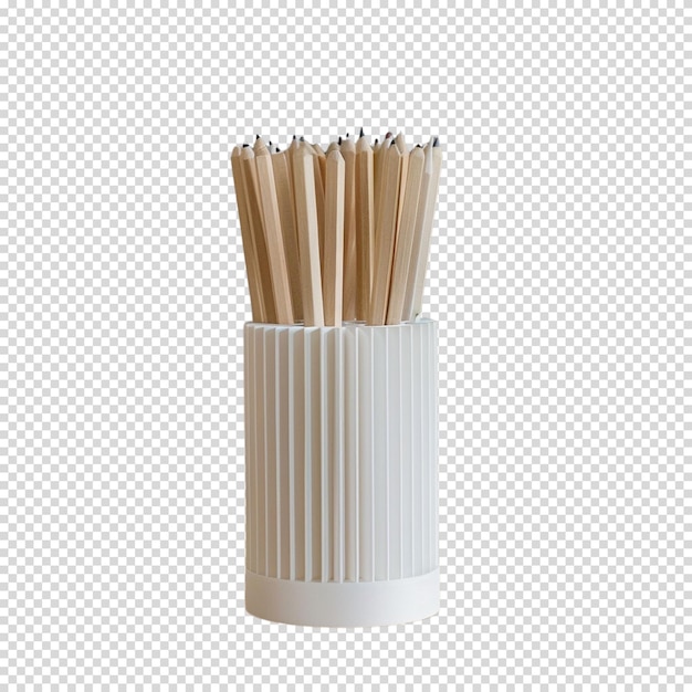 PSD pencil isolated on transparent background pencil day