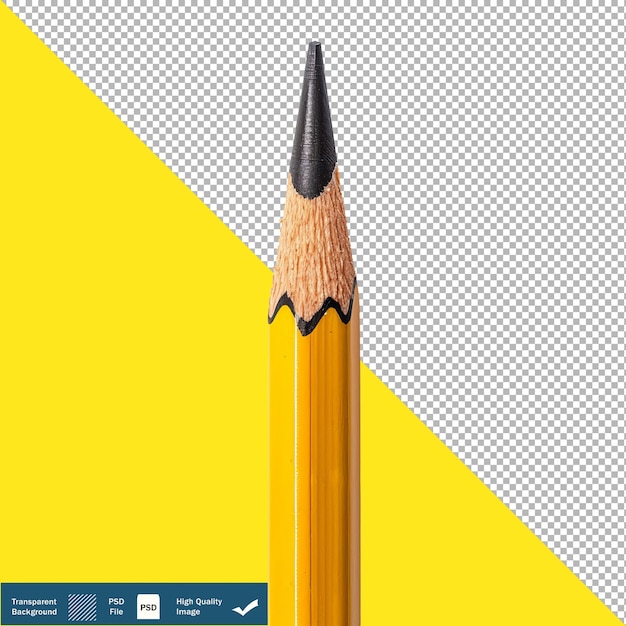 Pencil Isolated on White Background transparent background PNG PSD