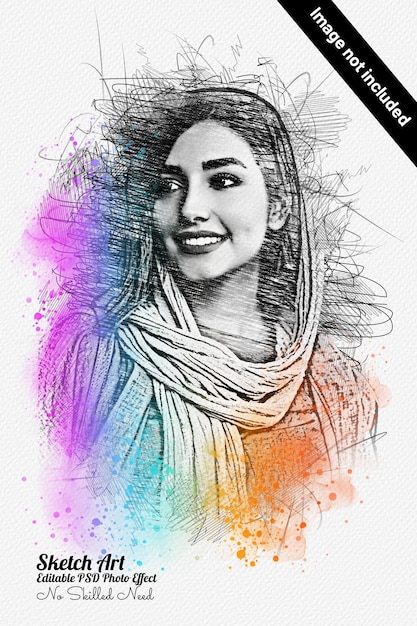 Pencil Sketch Photo Effect