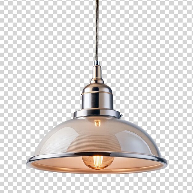 PSD pendant lamp on transparent background