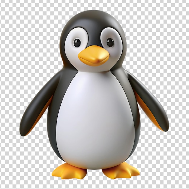 Penguin on transparent background