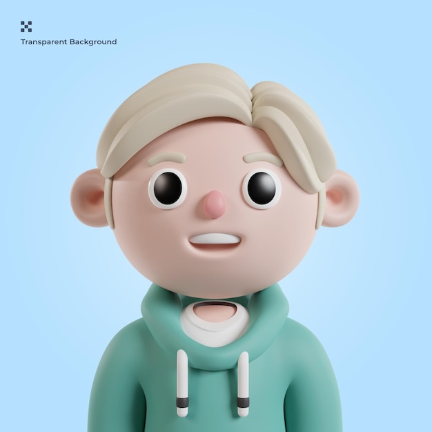 People avatar 3d illustration