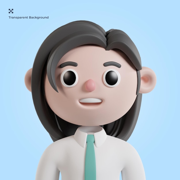 People avatar 3d illustration