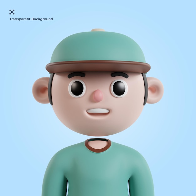 People avatar 3d illustration