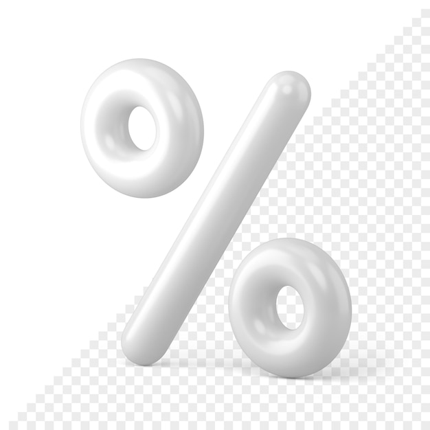 Percent Sign 3d Icon