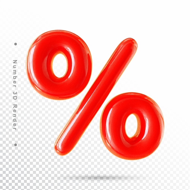 Percentage Red 3d