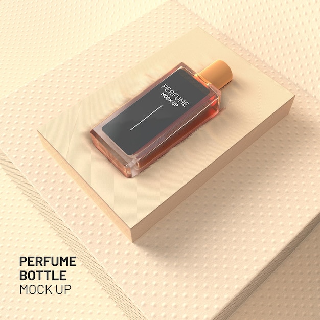 perfume bottle mock up