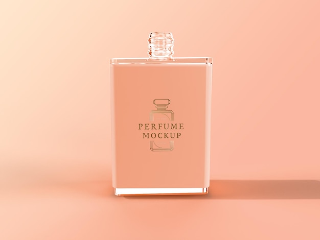 Perfume bottle mockup beauty product mock up