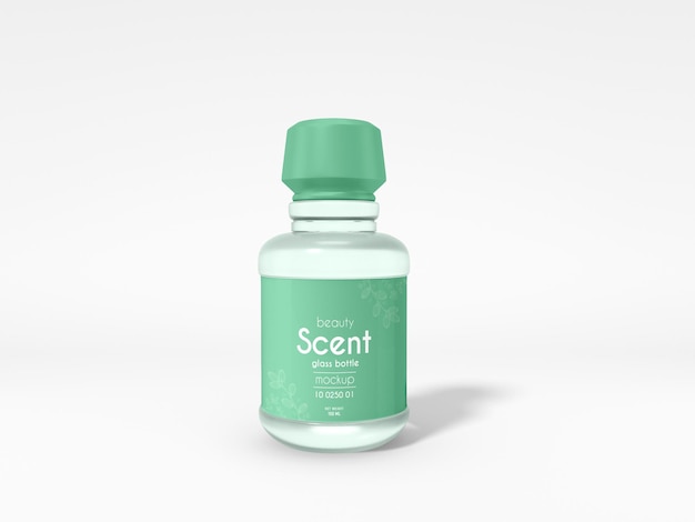 Perfume Glass Scent Bottle Packaging Mockup