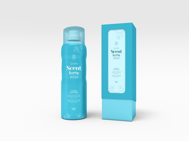 Perfume Scent Spray Bottle Branding Mockup