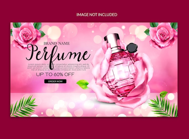 perfume social media web banner