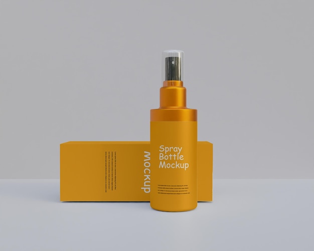 Perfume spray mockup