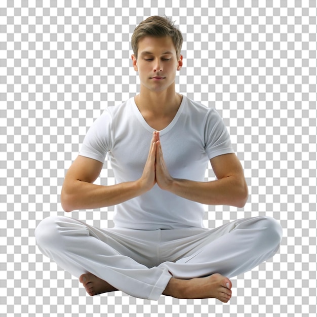 PSD person meditating