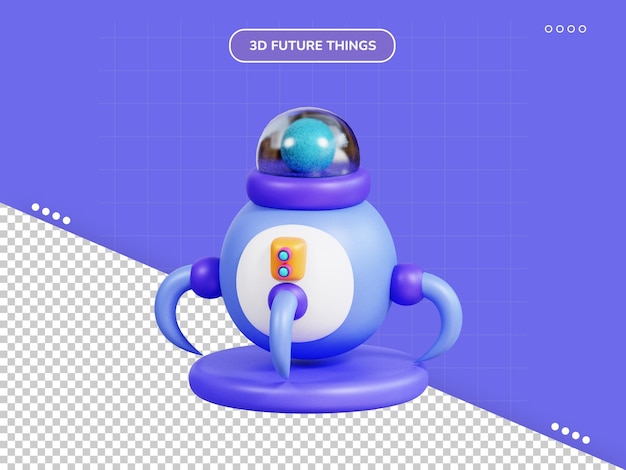 Personal droid 3d icon