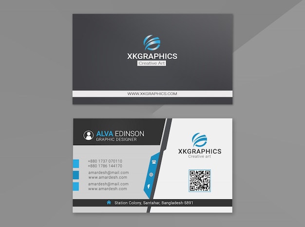 Personal Graphic Designer Business Card