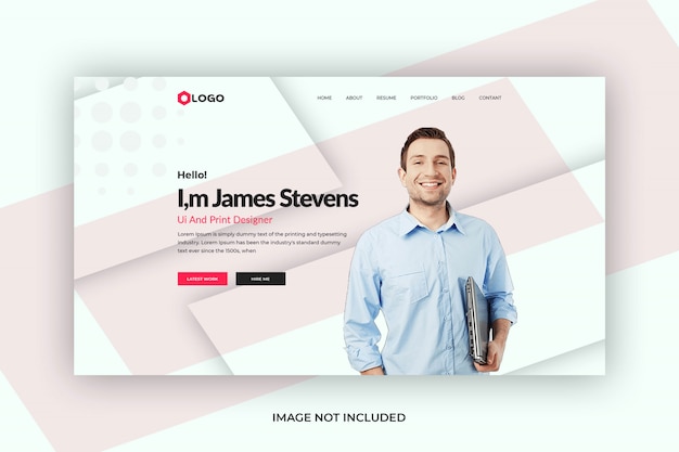 Personal portfolio page template premium