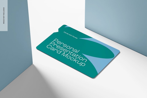 Personal Presentation Card Mockup Perspective