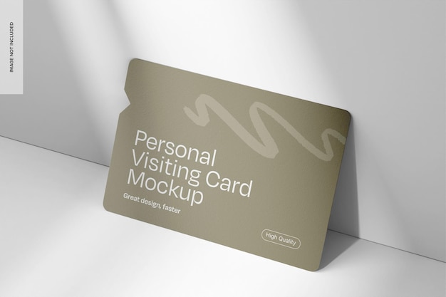 Personal Visiting Card Mockup