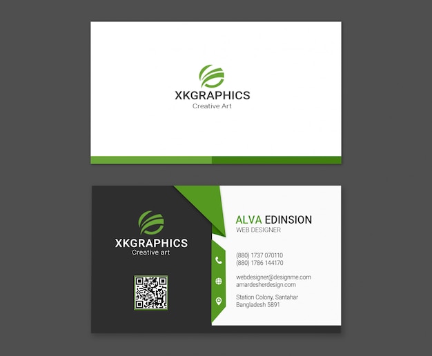 Personal Web Designer Business Card