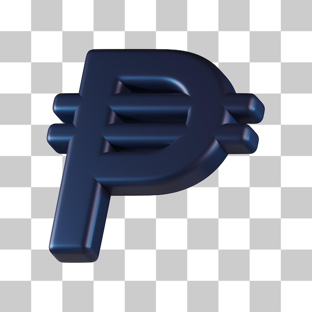 Peso Currency 3D Icon