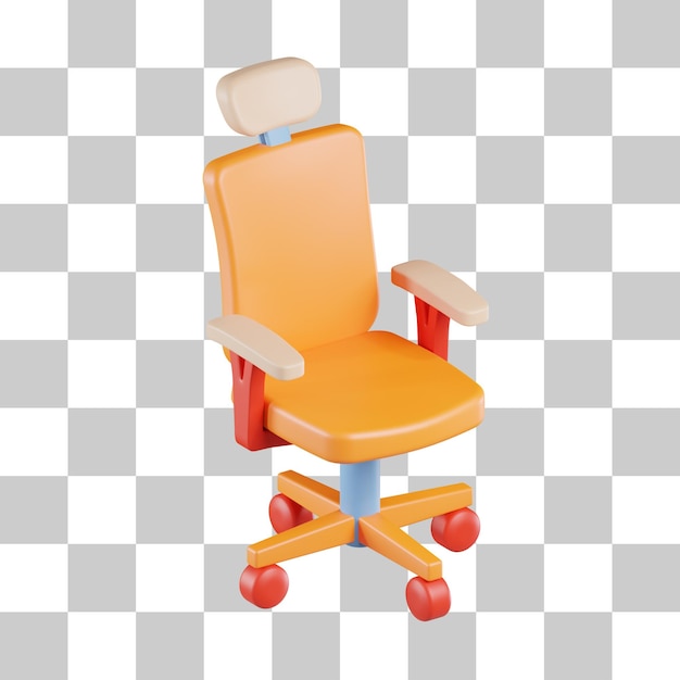 Petite Chair 3D Icon