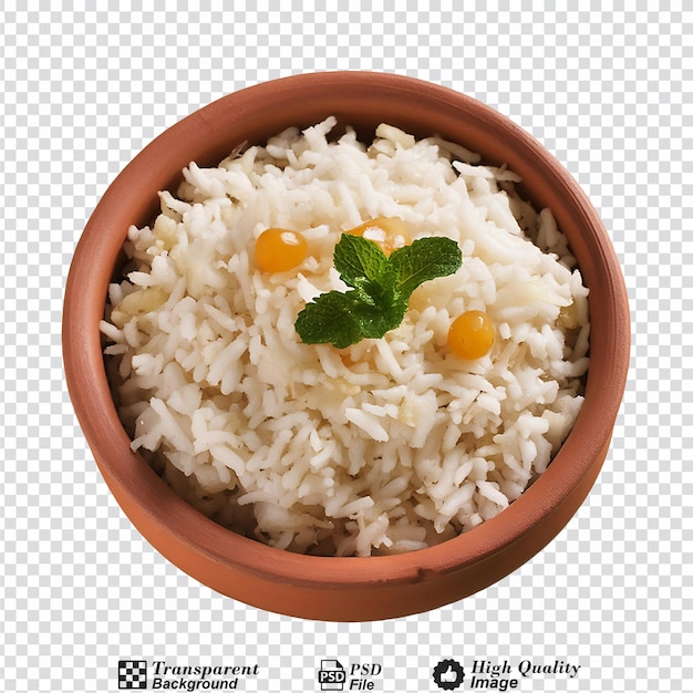 Phirni isolated on transparent background