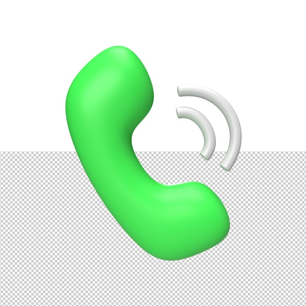 Phone call 3d render