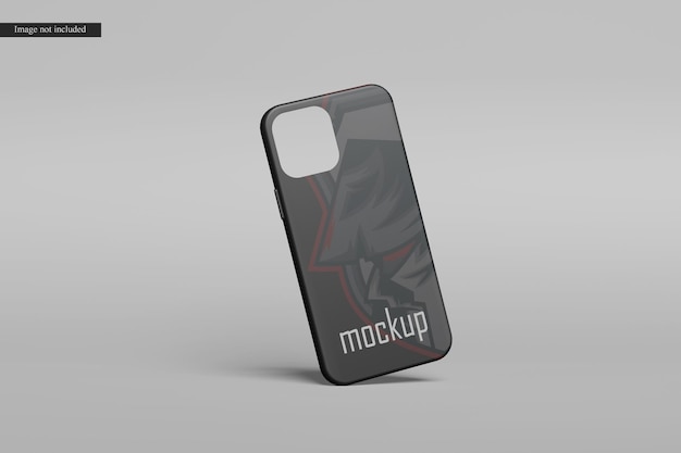 Phone case mockup isolated