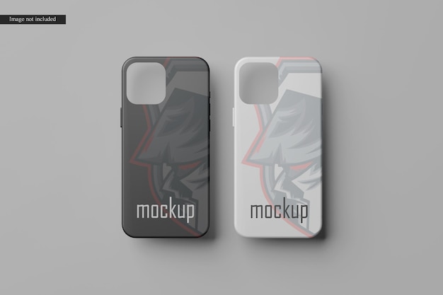 Phone case mockup isolated