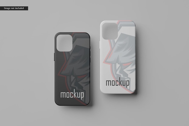 Phone case mockup isolated