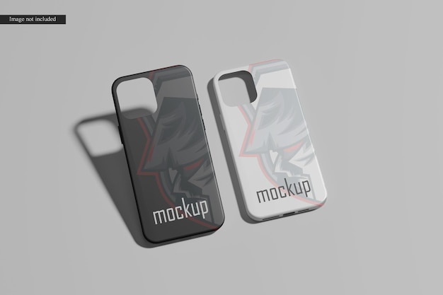 Phone case mockup isolated