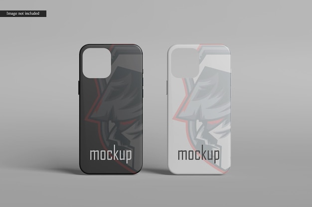 Phone case mockup isolated