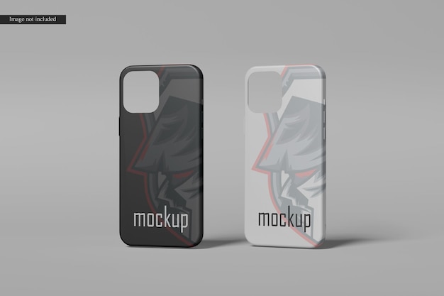 Phone case mockup isolated