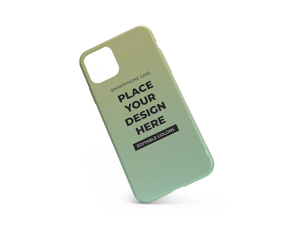 Phone Case Mockup Template Isolated